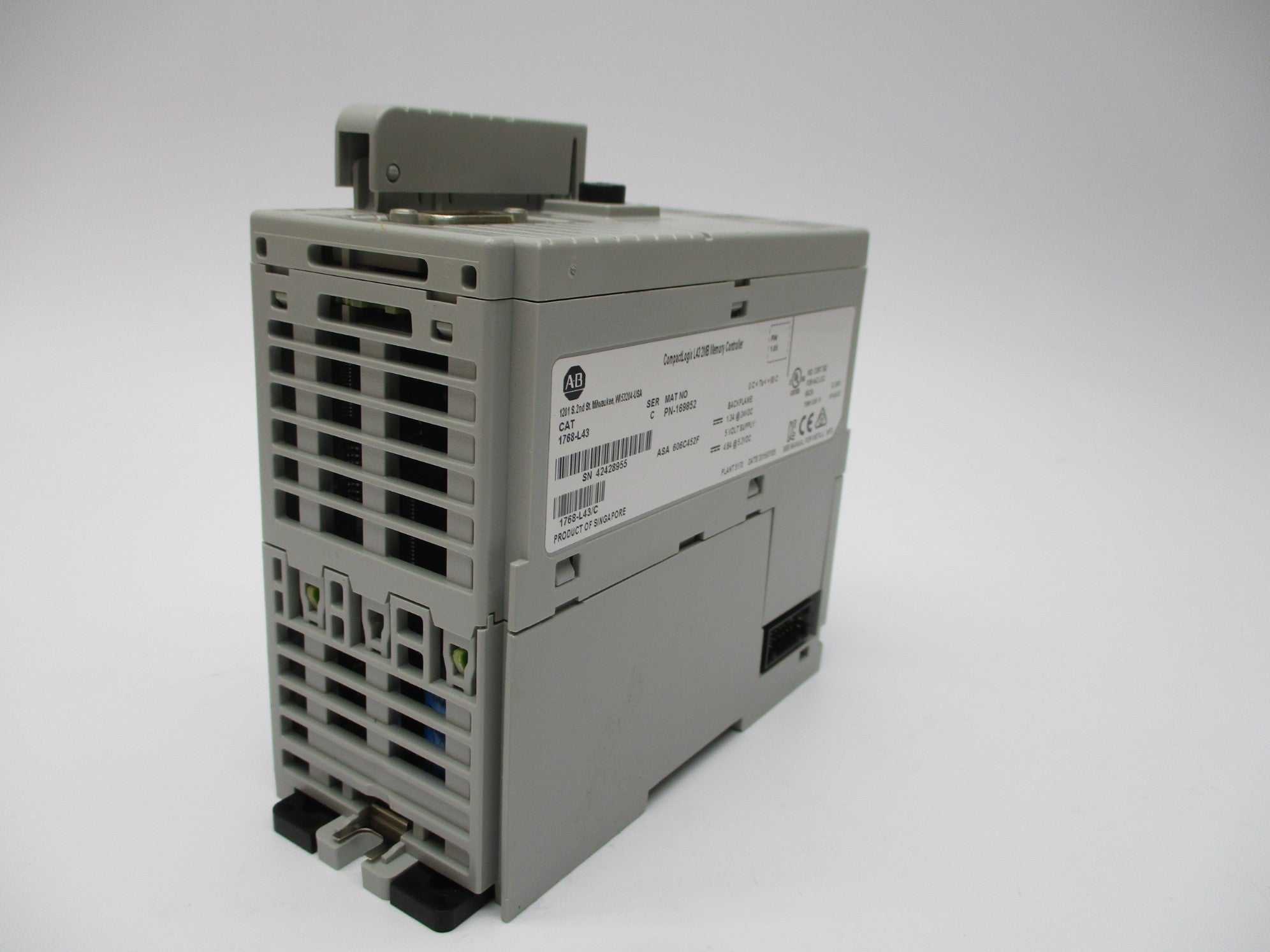 ALLEN BRADLEY 1768-L43 SER. C 24VDC 1.3A F/W 1.05 NSNP