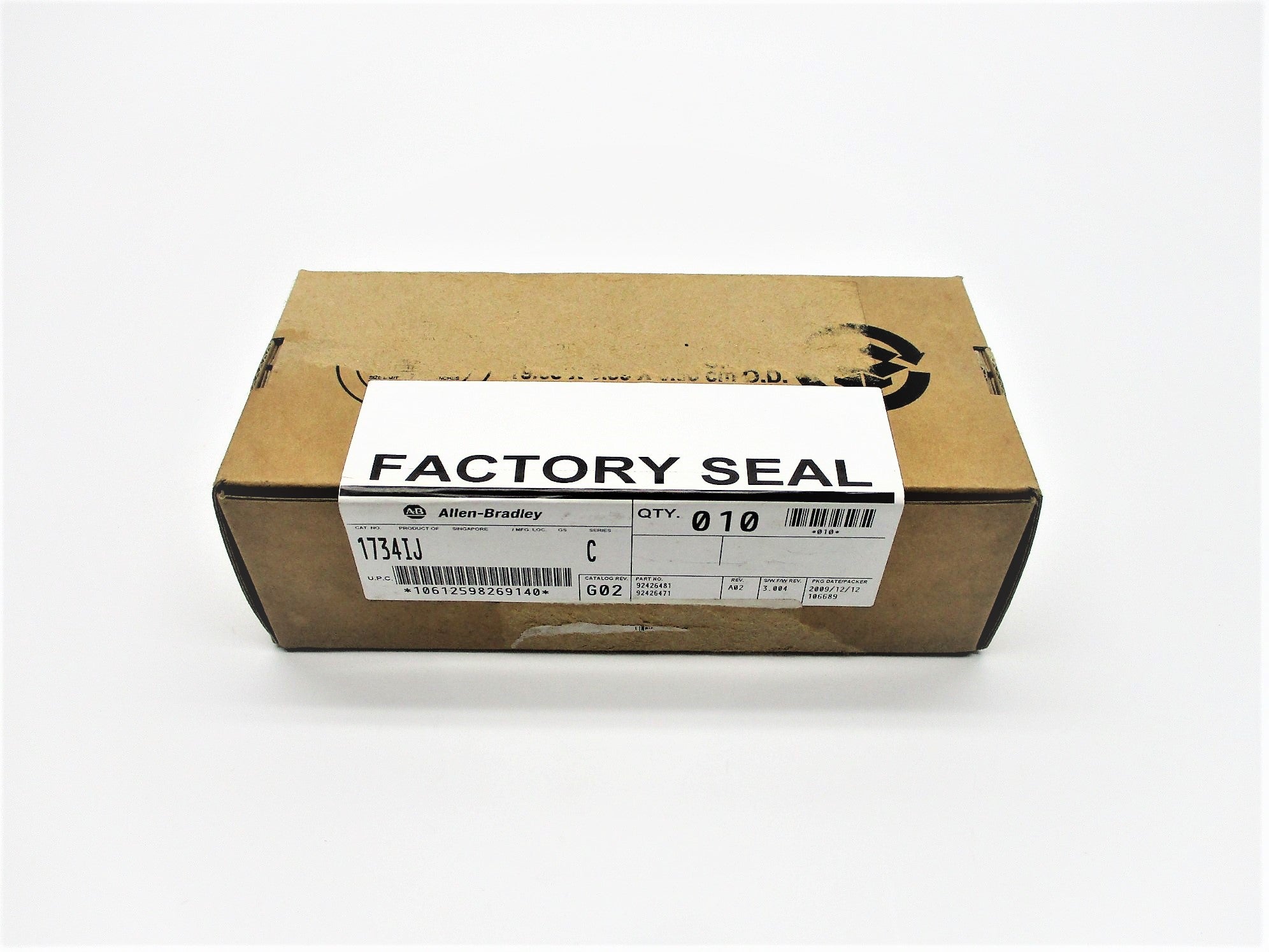 ALLEN BRADLEY 1734-IJ SER. C F/W: 3.004 DATE: 2009 (PKG OF 10) NSFS