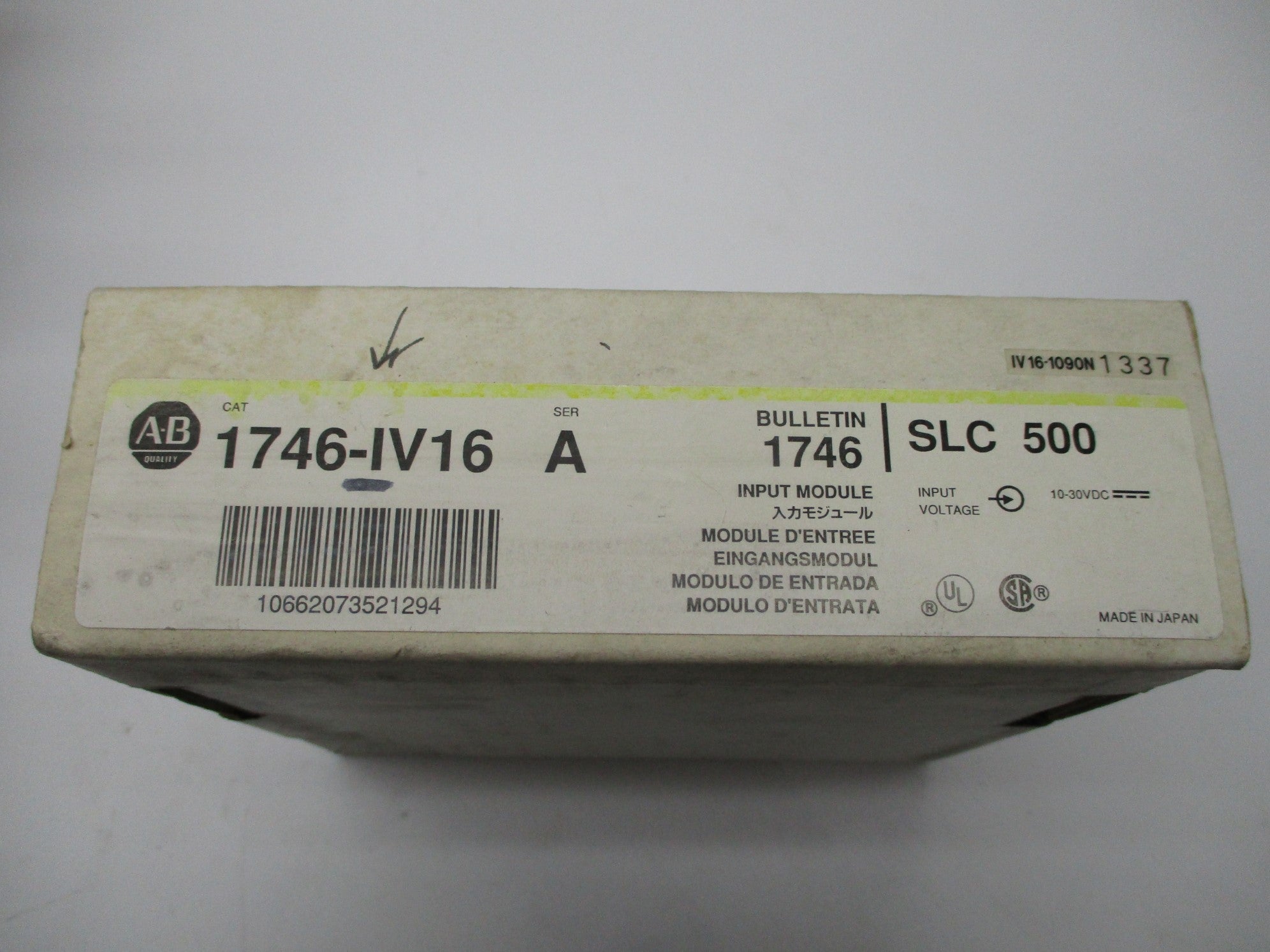 ALLEN BRADLEY 1746-IV16 SER. A NSMP