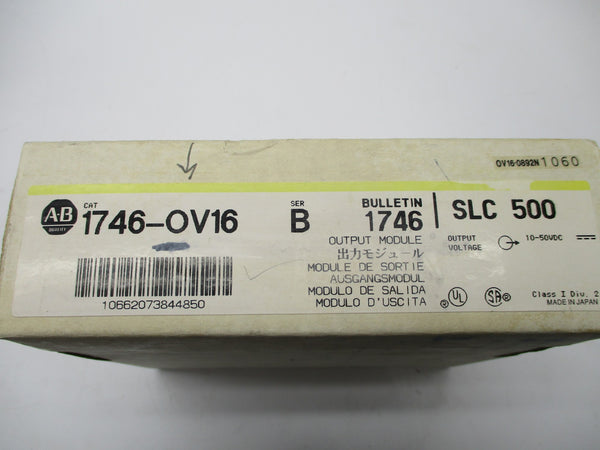 ALLEN BRADLEY 1746-OV16 SER. B NSMP