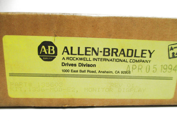 ALLEN BRADLEY 135603 REV. 01 (BR/YL) NSMP