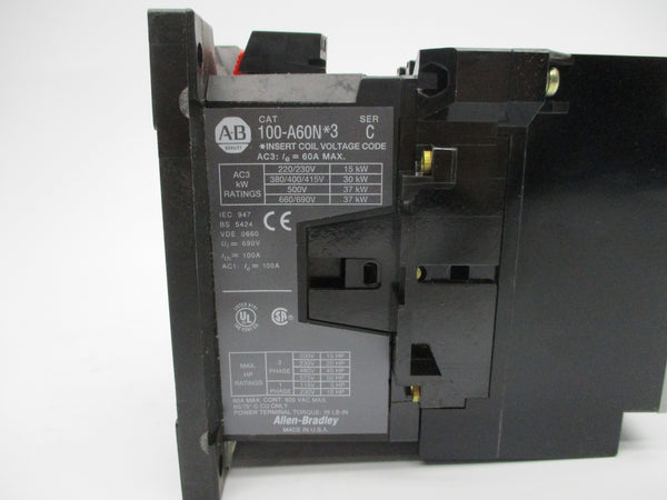 ALLEN BRADLEY 100-A60ND3 SER. C 110/120V  NSNP