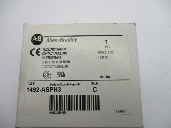 ALLEN BRADLEY 1492-ASPH3 SER. C 250V 3A NSMP