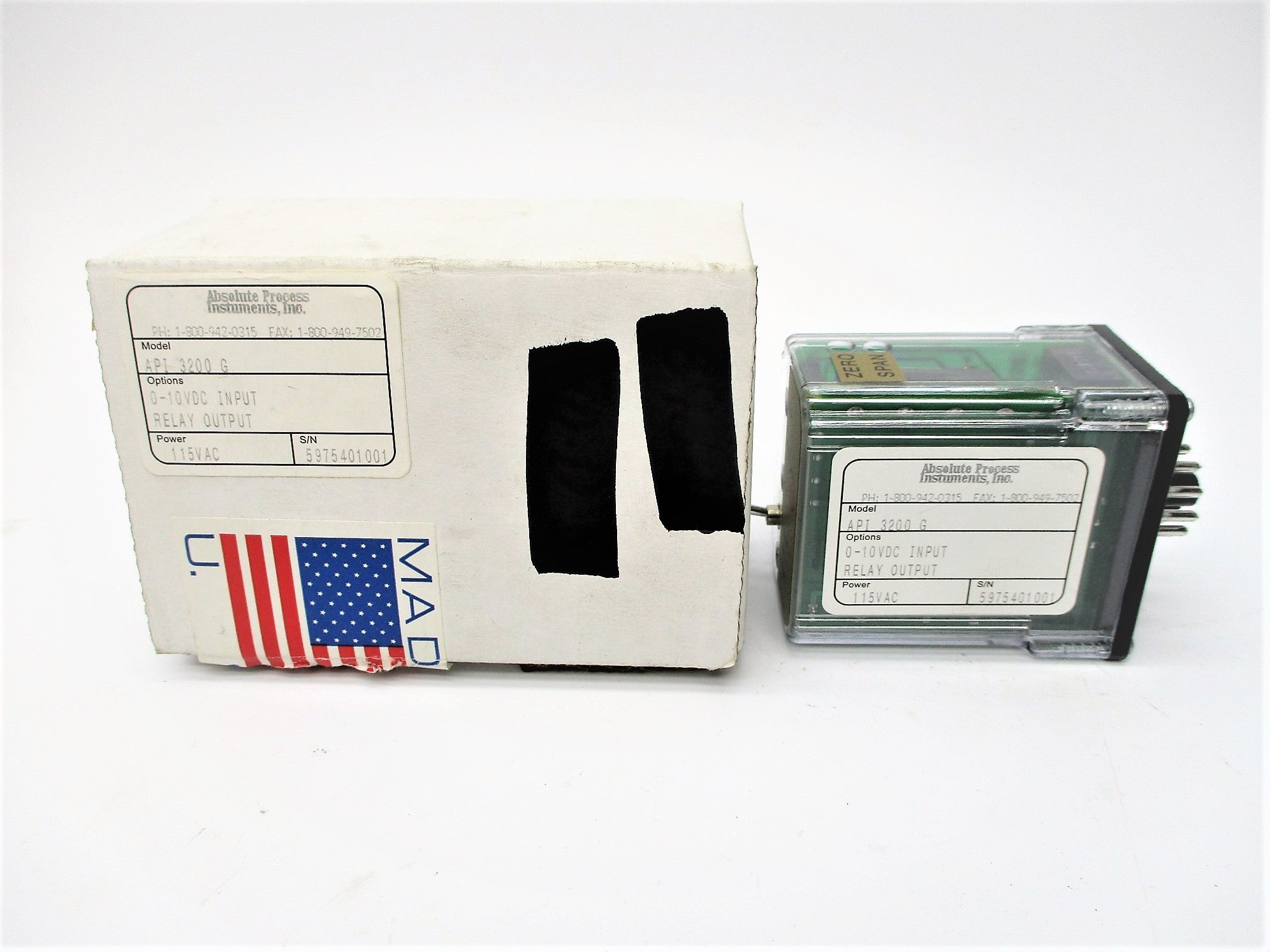 ABSOLUTE PROCESS INSTRUMENTS API3200G 115VAC NSMP