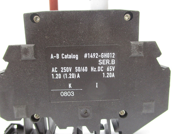 ALLEN BRADLEY 1492-GH012 SER. B 1.20A 250V NSNP