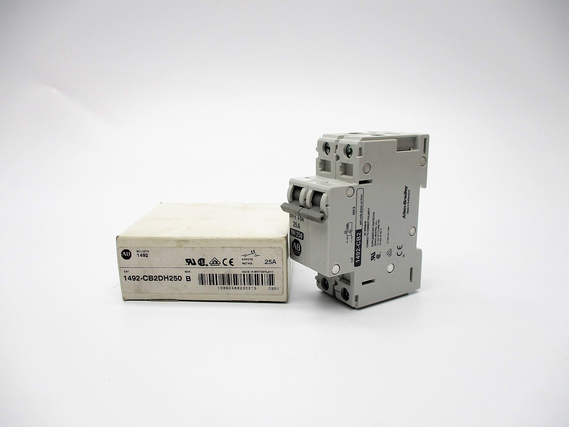 ALLEN BRADLEY 1492-CB2DH250 SER. B 25A (WH) NSMP
