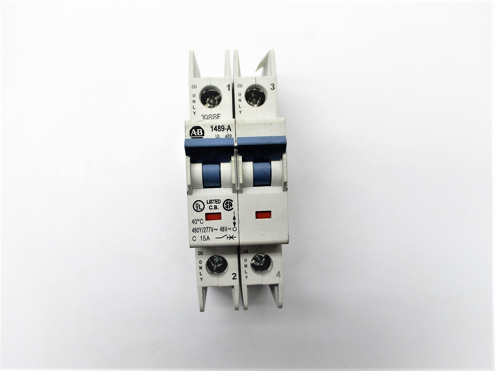 ALLEN BRADLEY 1489-A2C150 SER. A 15A 277V UNMP