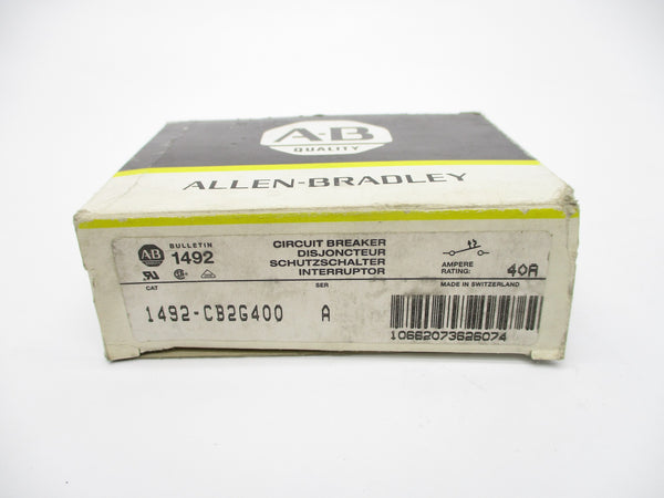 ALLEN BRADLEY 1492-CB2G400 SER. A 40A 277V (BK/YL) NSMP