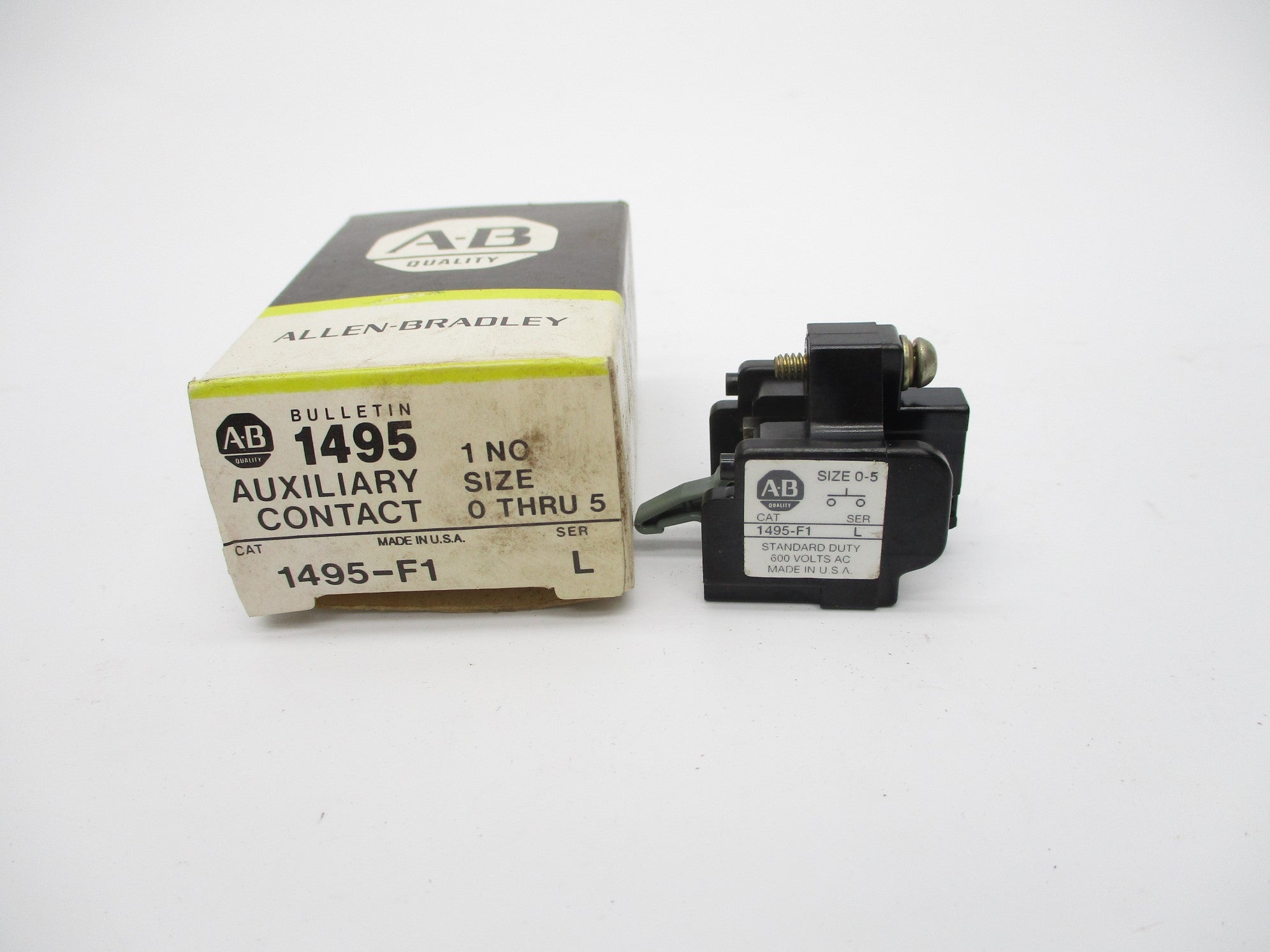ALLEN BRADLEY 1495-F1 SER. L 600VAC (BK/YL) NSMP