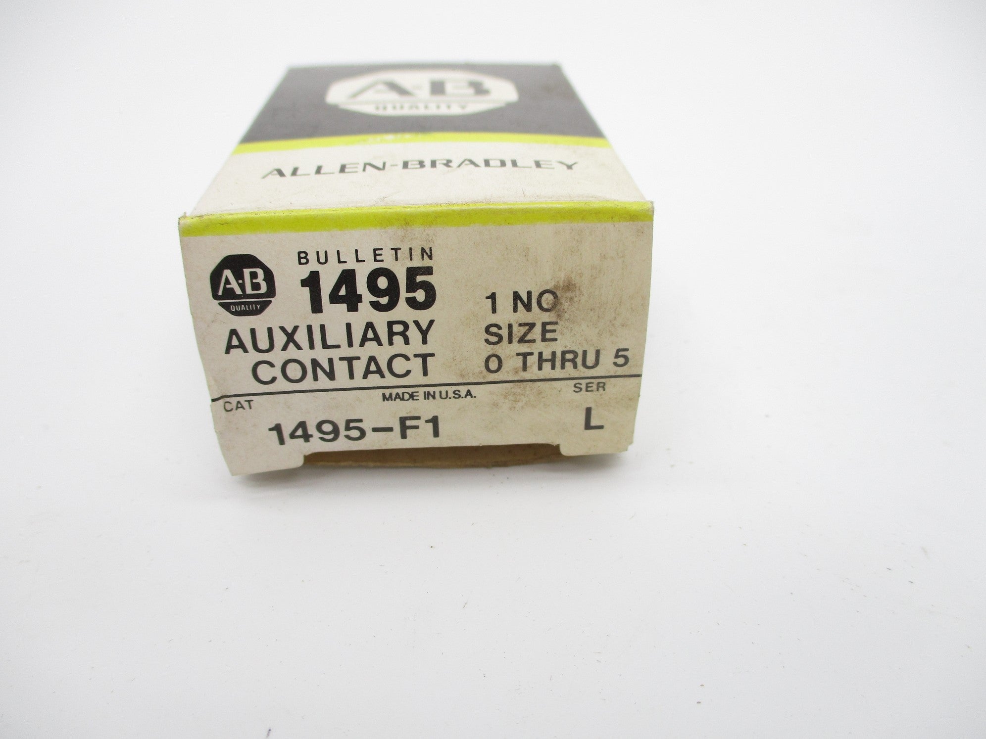 ALLEN BRADLEY 1495-F1 SER. L 600VAC (BK/YL) NSMP
