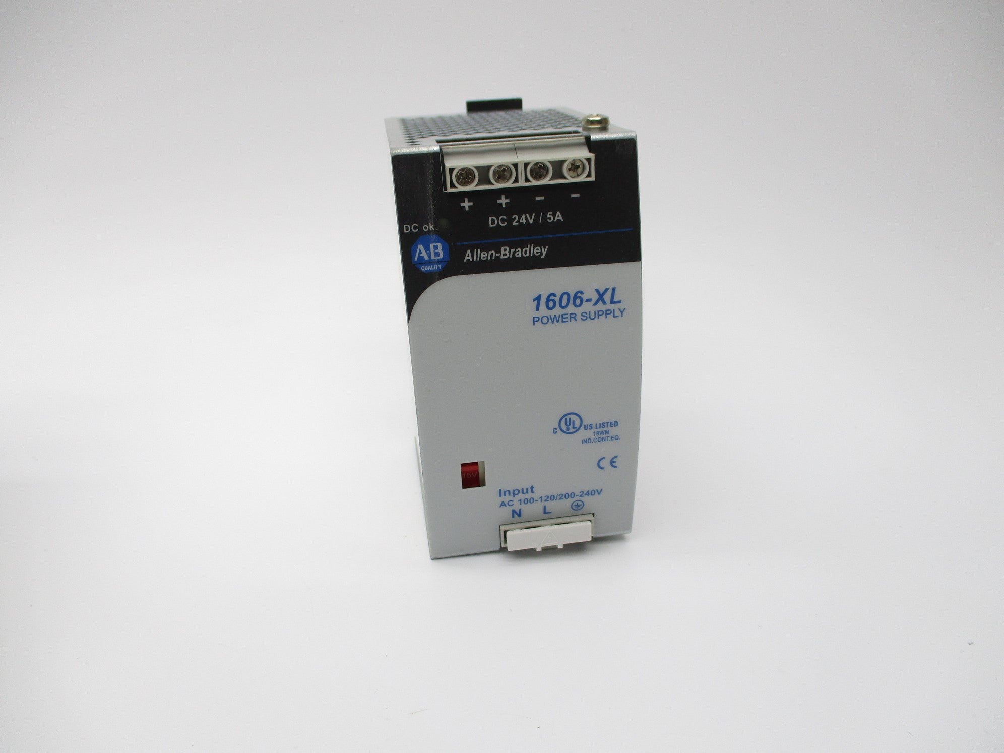 ALLEN BRADLEY 1606-XL120D SER. A 100-120VAC/200-240VAC 2.6/1.4A (WH) NSMP