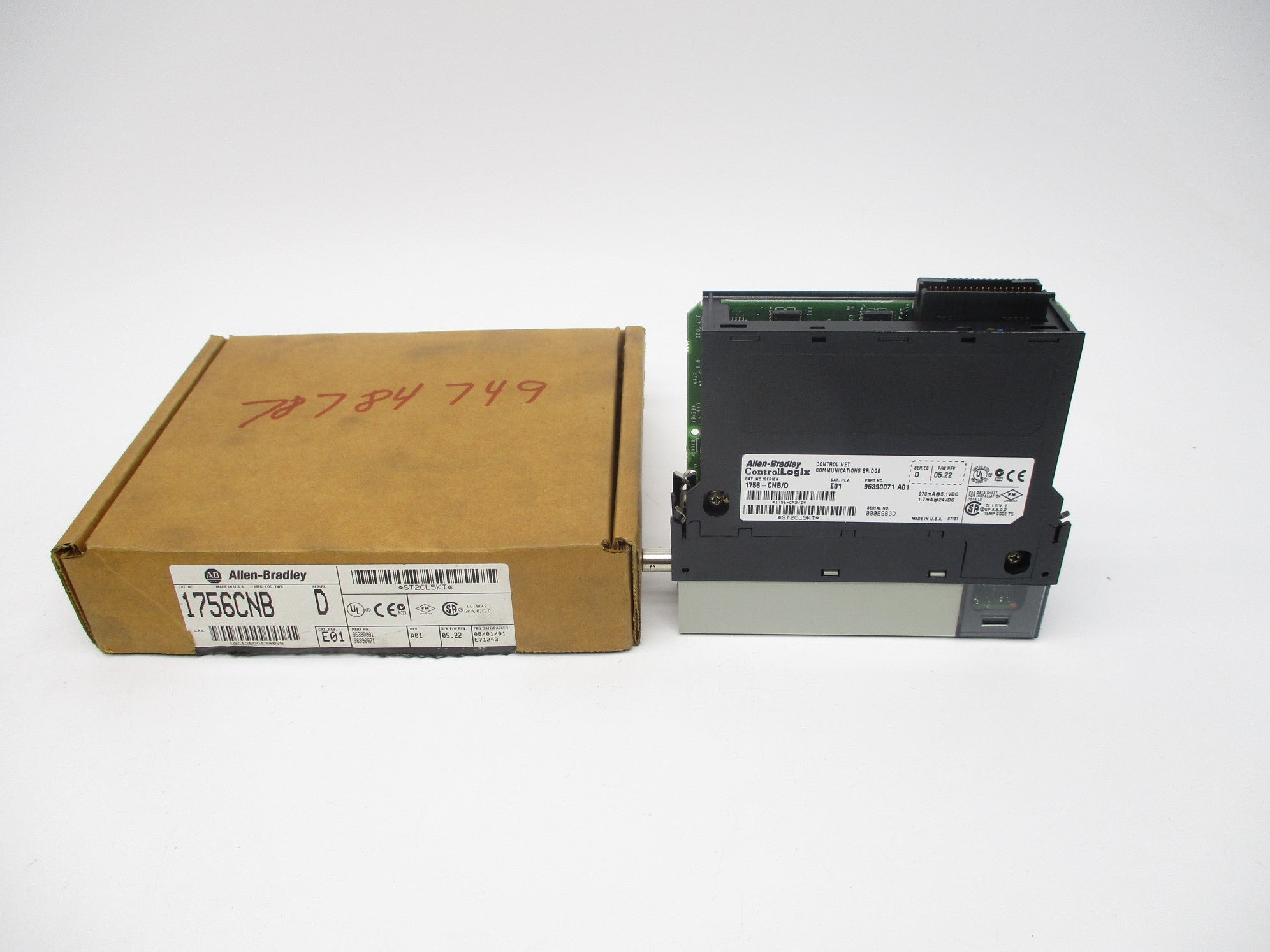 ALLEN BRADLEY 1756-CNB SER. D F/W 05.22 NSMP