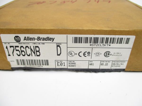 ALLEN BRADLEY 1756-CNB SER. D F/W 05.22 NSMP