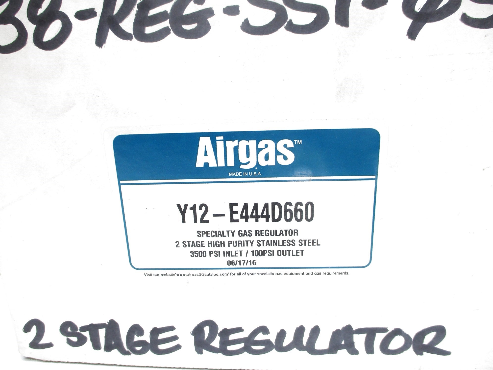 AIRGAS Y12-E444D660 NSMP