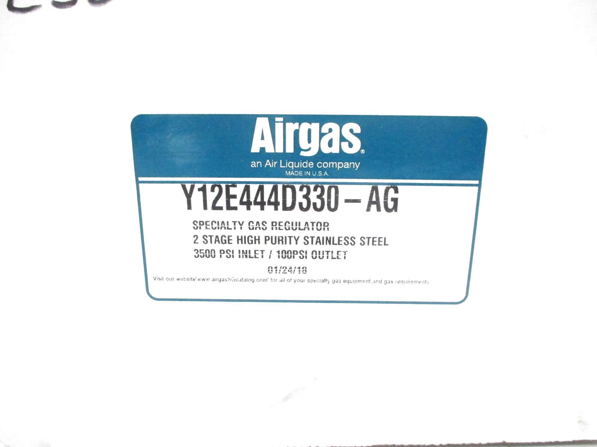 AIRGAS Y12E444D330-AG NSMP