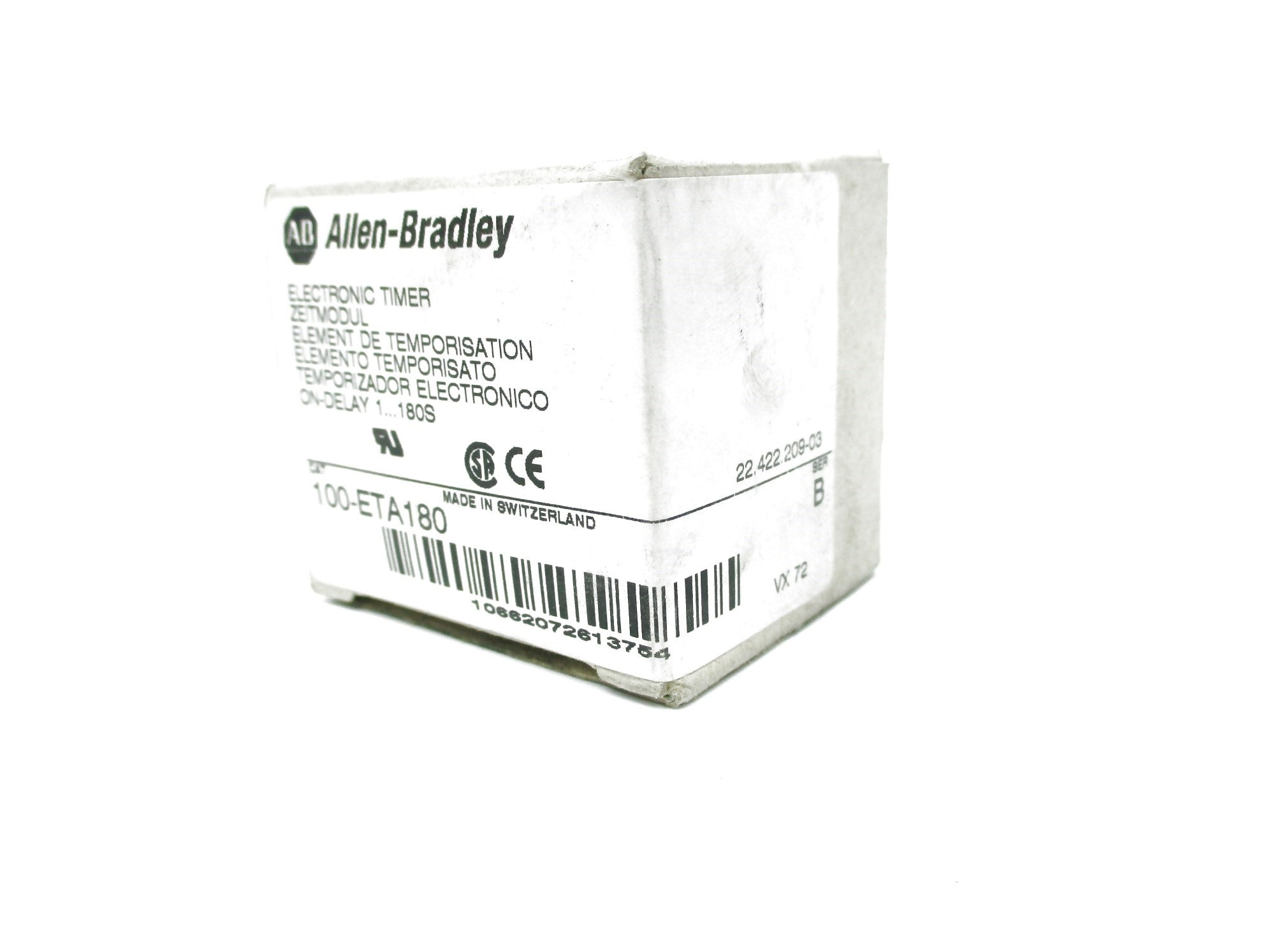 ALLEN BRADLEY 100-ETA180 SER. B (BR/WH) NSFS