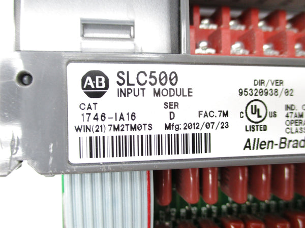 ALLEN BRADLEY 1746-IA16 SER. D NSNP