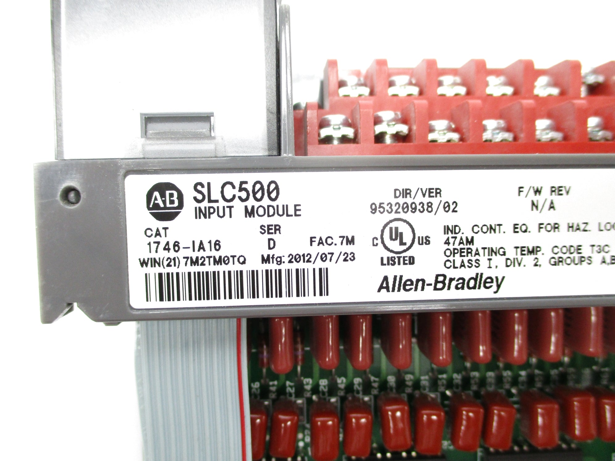 ALLEN BRADLEY 1746-IA16 SER. D (NO DOOR) NSNP