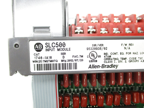 ALLEN BRADLEY 1746-IA16 SER. D (NO DOOR) NSNP