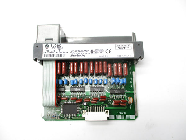 ALLEN BRADLEY 1746-IA16 SER. C 85-132VAC (NO DOOR/NO TERMINAL) UNMP