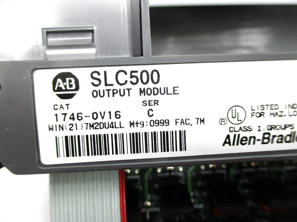 ALLEN BRADLEY 1746-OV16 SER. C (MISSING TERMINAL) NSNP