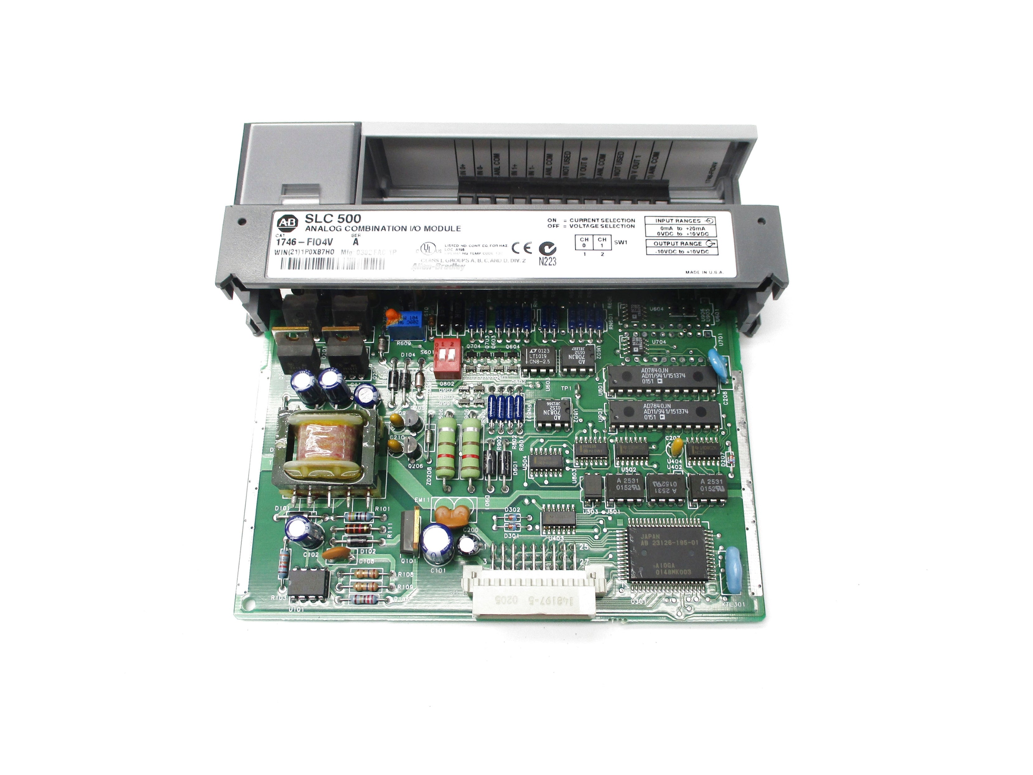 ALLEN BRADLEY 1746-FIO4V SER. A 10VDC NSMP