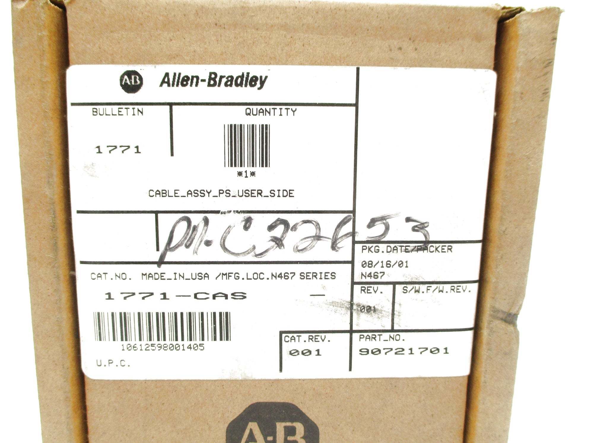 ALLEN BRADLEY 1771-CAS NSMP