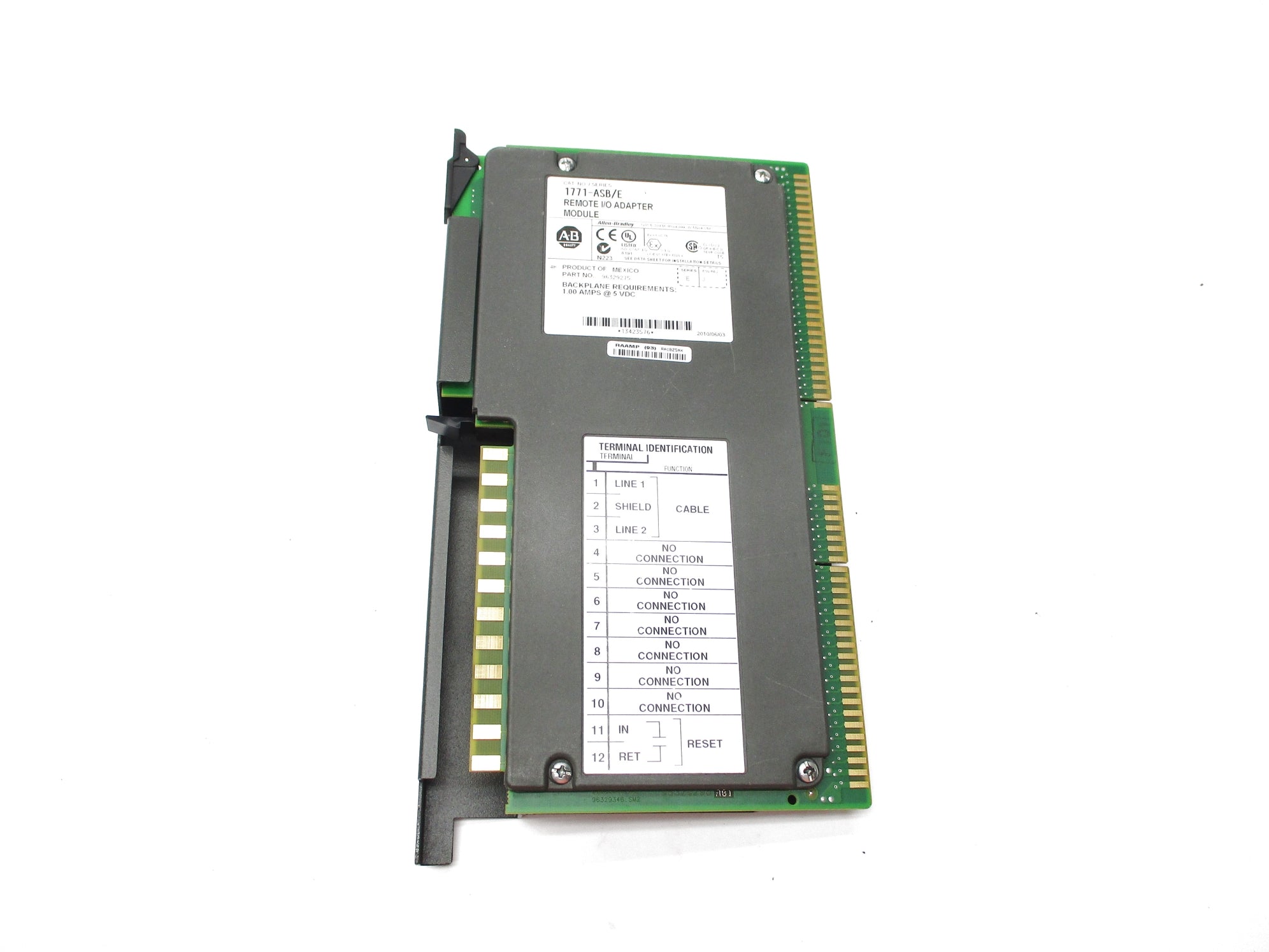 ALLEN BRADLEY 1771-ASB SER. E F/W J UNMP