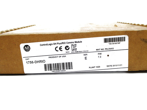 ALLEN BRADLEY 1756-DHRIO SER. E F/W 7.2 DATE: 2013 NSFS