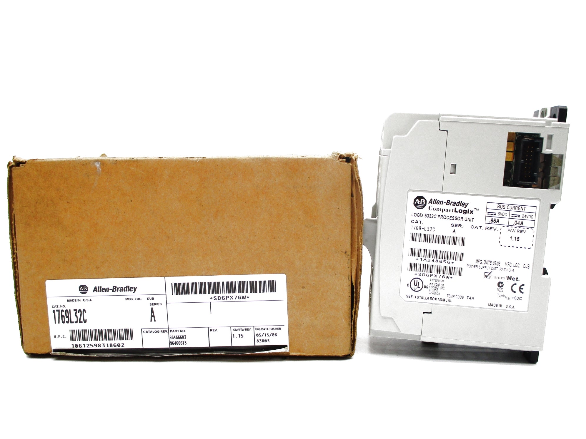 ALLEN BRADLEY 1769-L32C SER. A F/W 1.15 NSMP