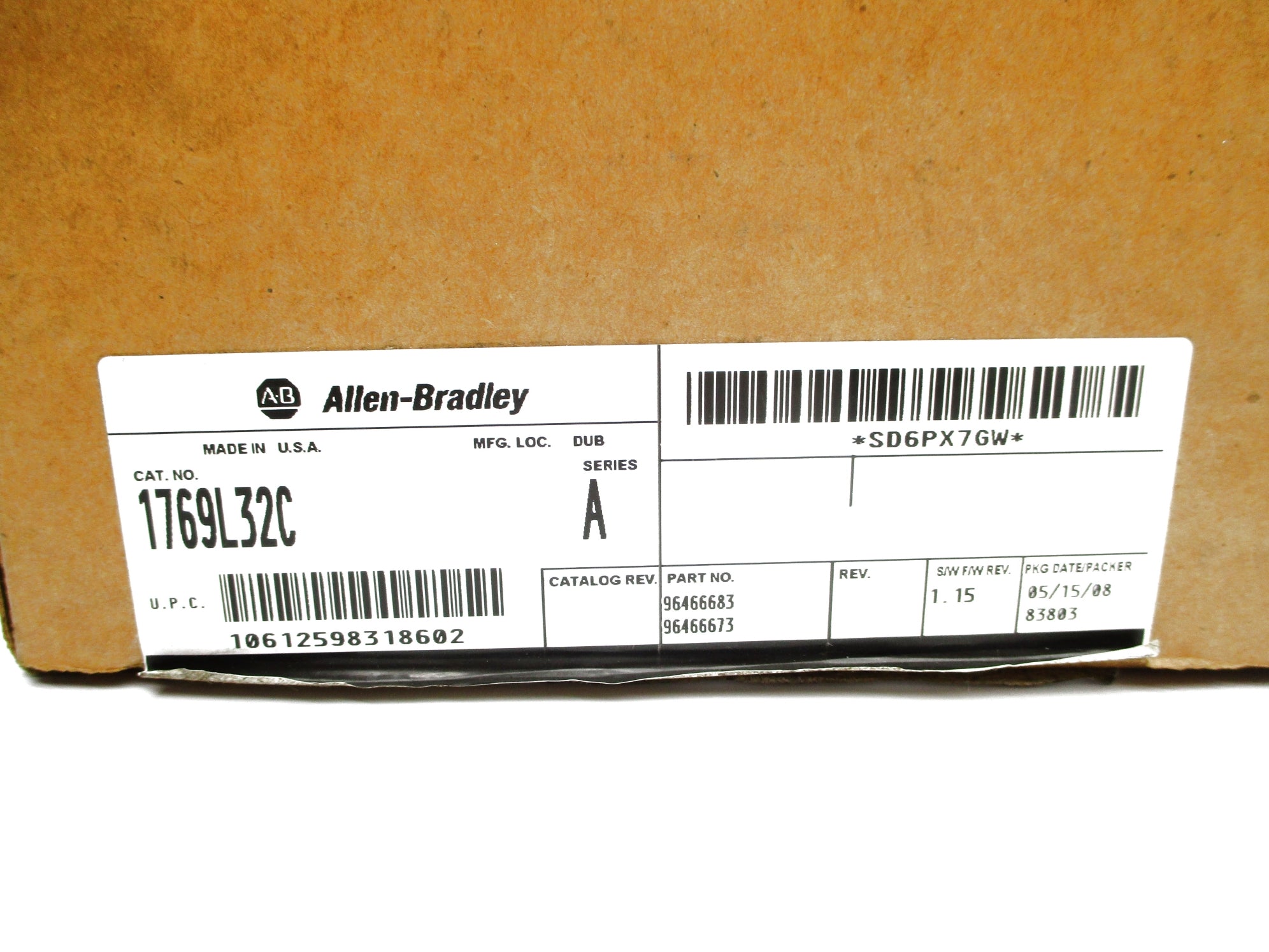 ALLEN BRADLEY 1769-L32C SER. A F/W 1.15 NSMP