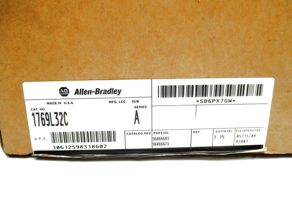 ALLEN BRADLEY 1769-L32C SER. A F/W 1.15 NSMP