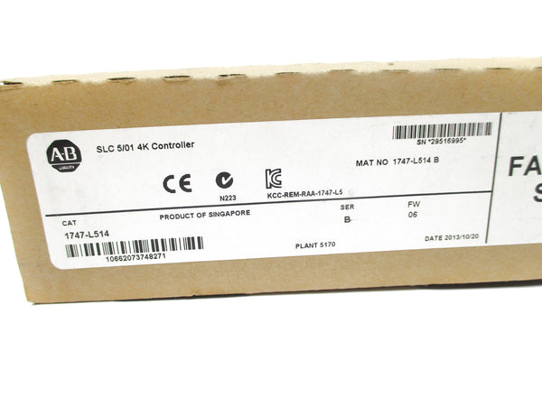 ALLEN BRADLEY 1747-L514 SER. B F/W 06 NSMP