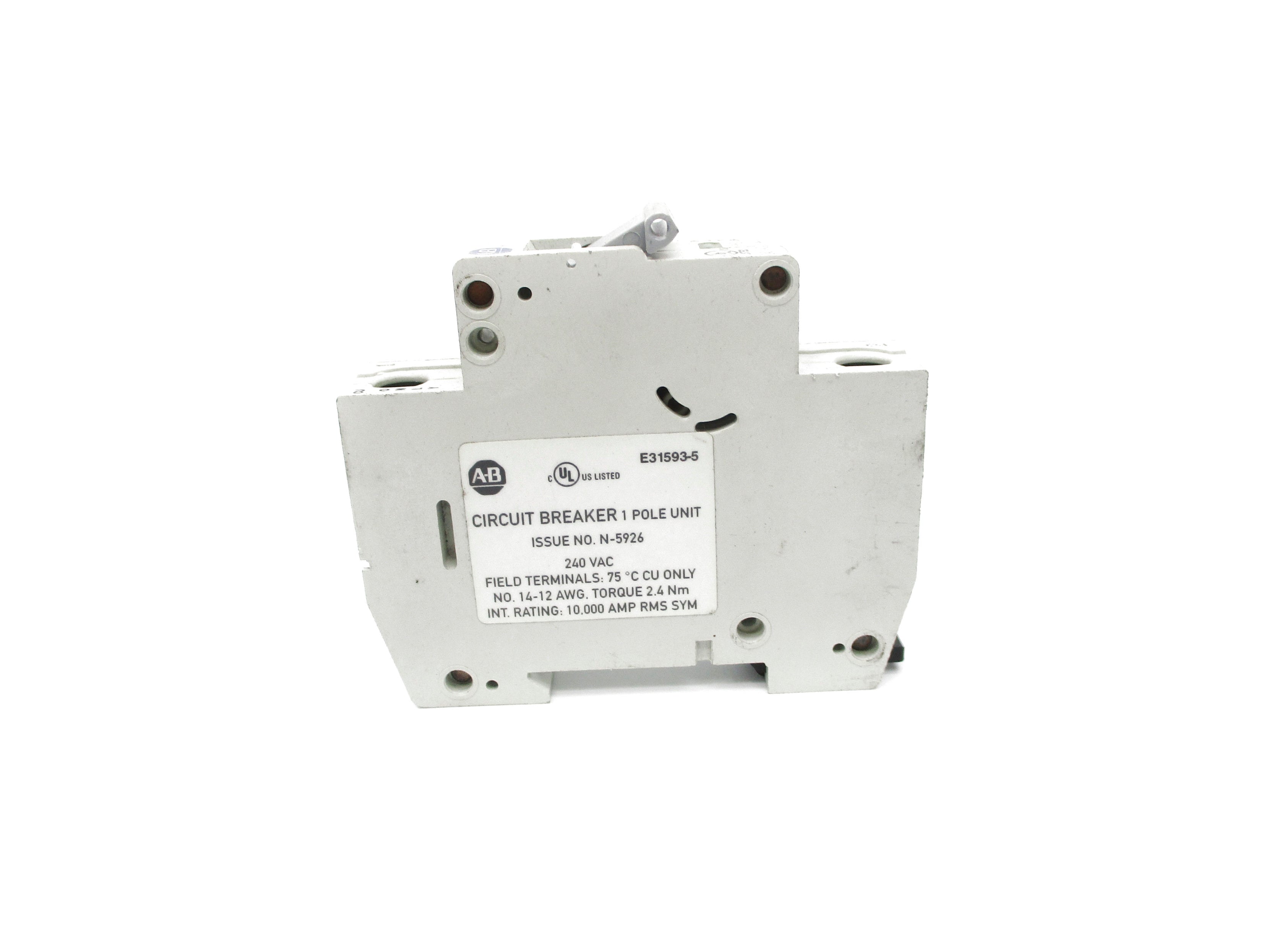 ALLEN BRADLEY 1492-SPU1C040 SER. A 4A 240VAC UNMP