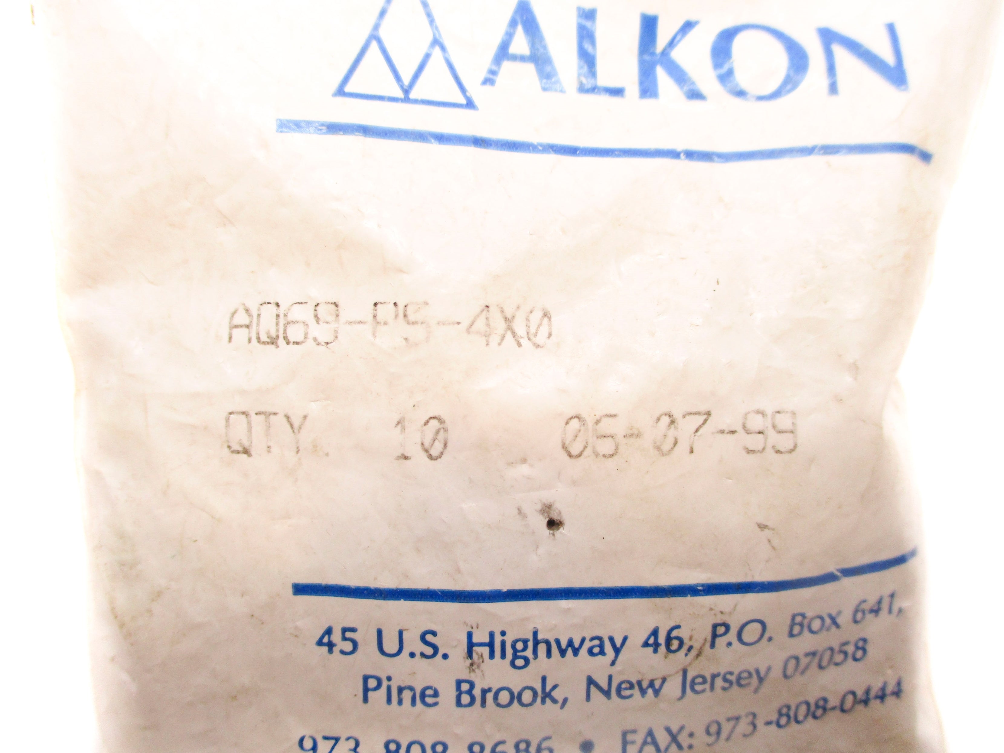 ALKON AQ69-PS-4X0 (PKG OF 10) NSMP