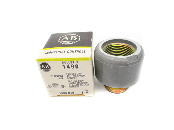 ALLEN BRADLEY 1490-N10 SER. A 1" (BK/YL) NSMP