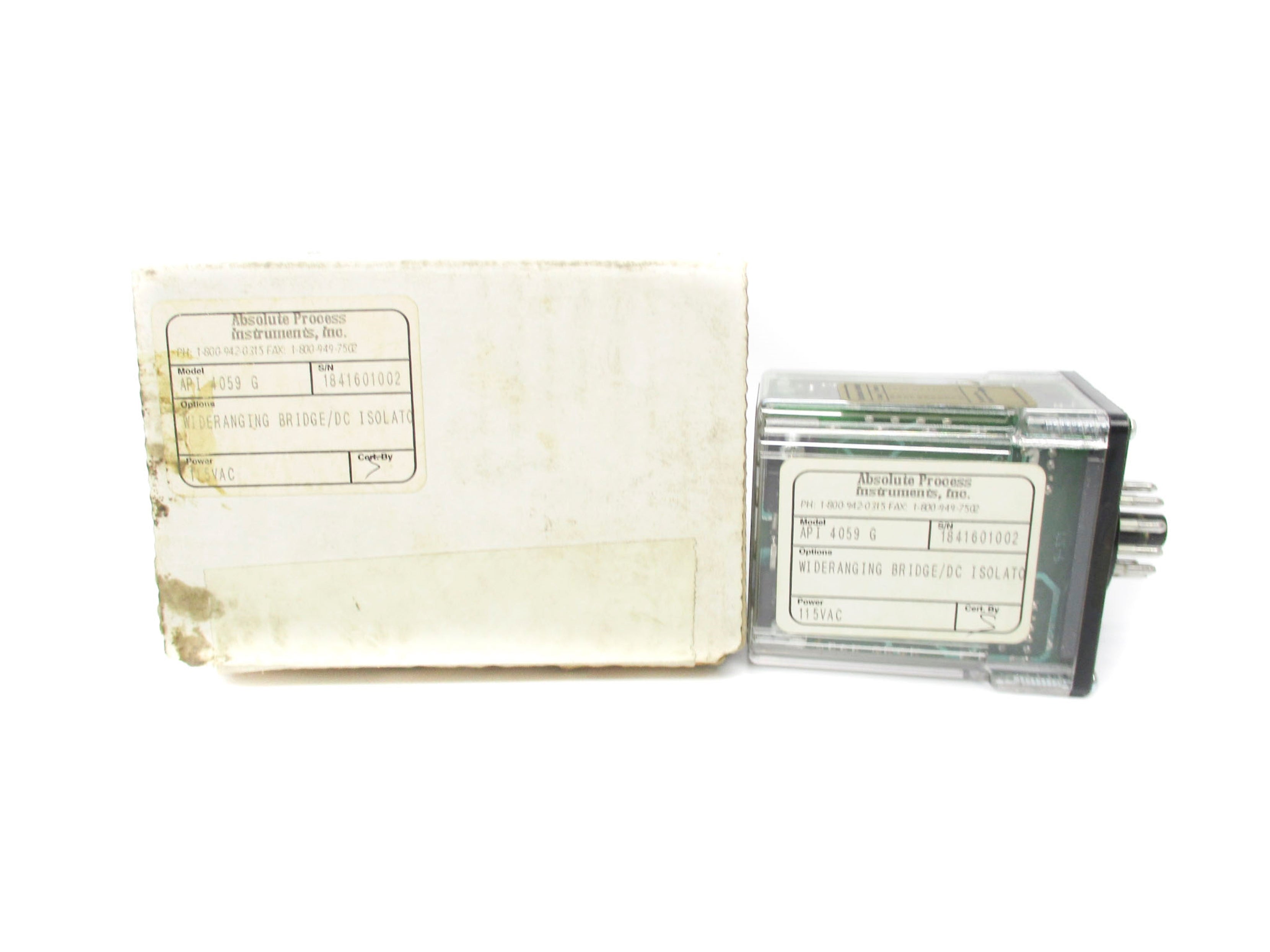 ABSOLUTE PROCESS INSTRUMENTS API4059G 115VAC NSMP