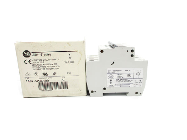 ALLEN BRADLEY 1492-SP3C100 SER. C 415VAC 10A NSMP