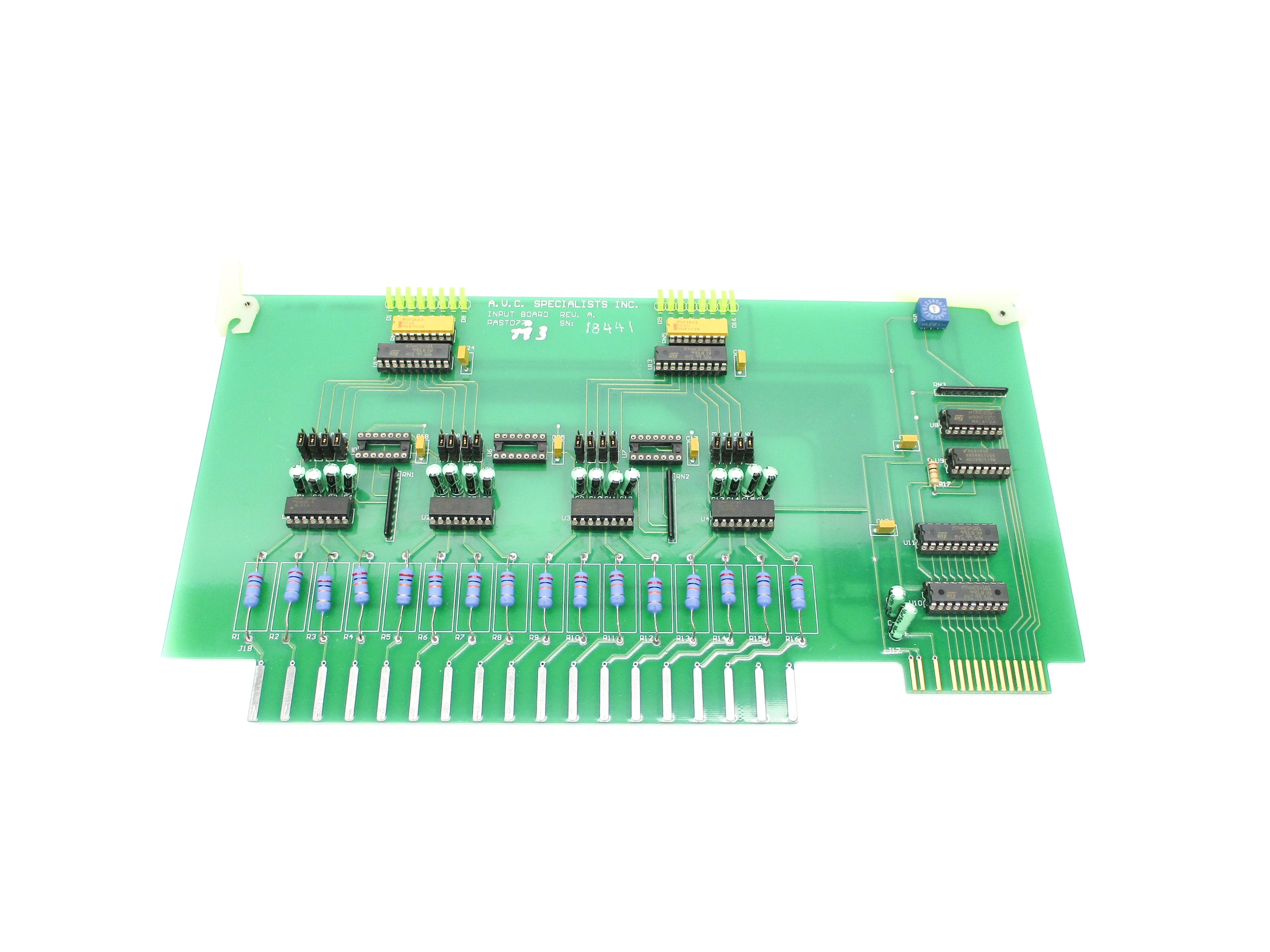 A.V.C SPECIALISTS PASTD77 REV. A UNMP