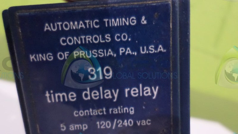 AUTOMATIC TIMING CONTROL 319 TIME DELAY RELAY  UNMP