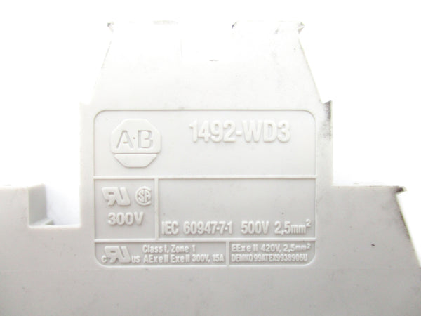 ALLEN BRADLEY 1492-WD3 300V NSNP