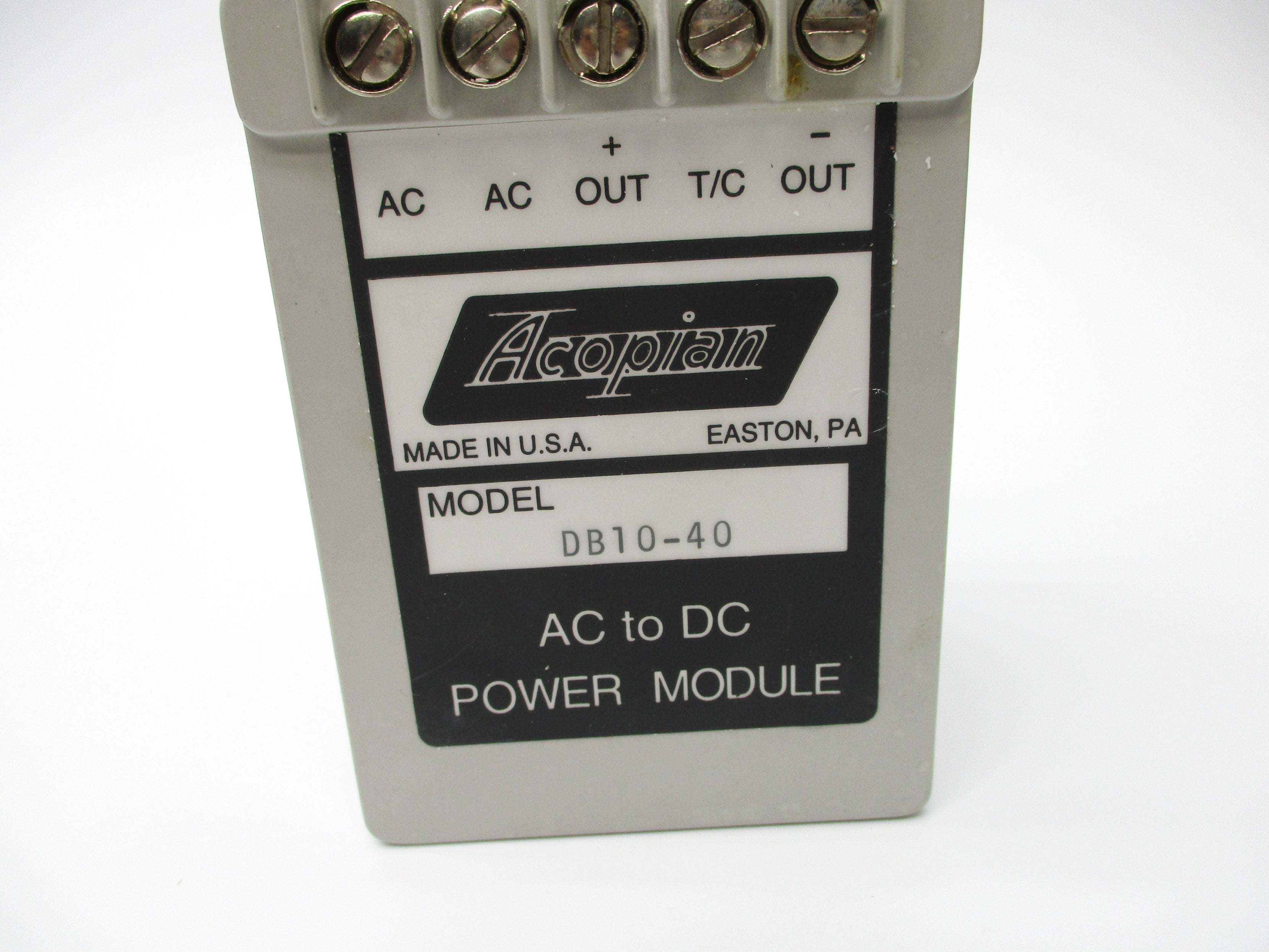 ACOPIAN DB10-40 NSNP