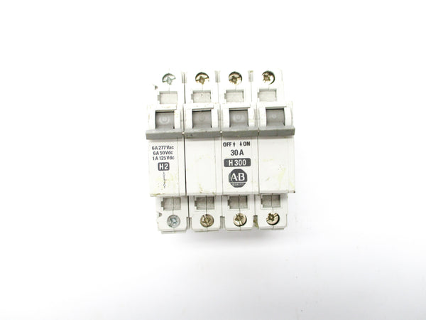 ALLEN BRADLEY 1492-CB3H300 SER. B 30A 480VAC UNMP