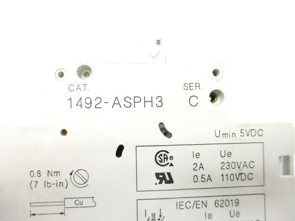 ALLEN BRADLEY 1492-ASPH3 SER. C UNMP