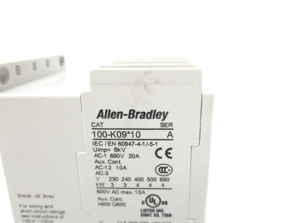 ALLEN BRADLEY 100-K09J10 SER. A 24VDC 20A NSNP