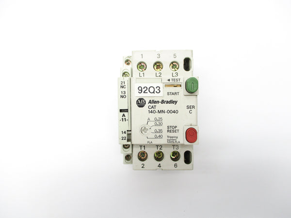 ALLEN BRADLEY 140-MN-0040 SER. C 600V 0.25-0.40A UNMP