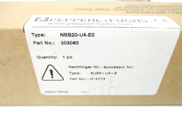 PEPPERL+FUCHS NBB20-U4-E0 NSMP