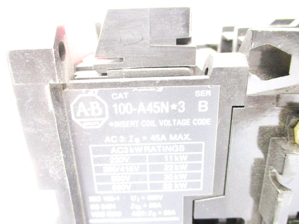 ALLEN BRADLEY 100-A45NA3 SER. B 220/240V NSNP