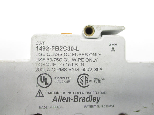 ALLEN BRADLEY 1492-FB2C30-L SER. A UNMP