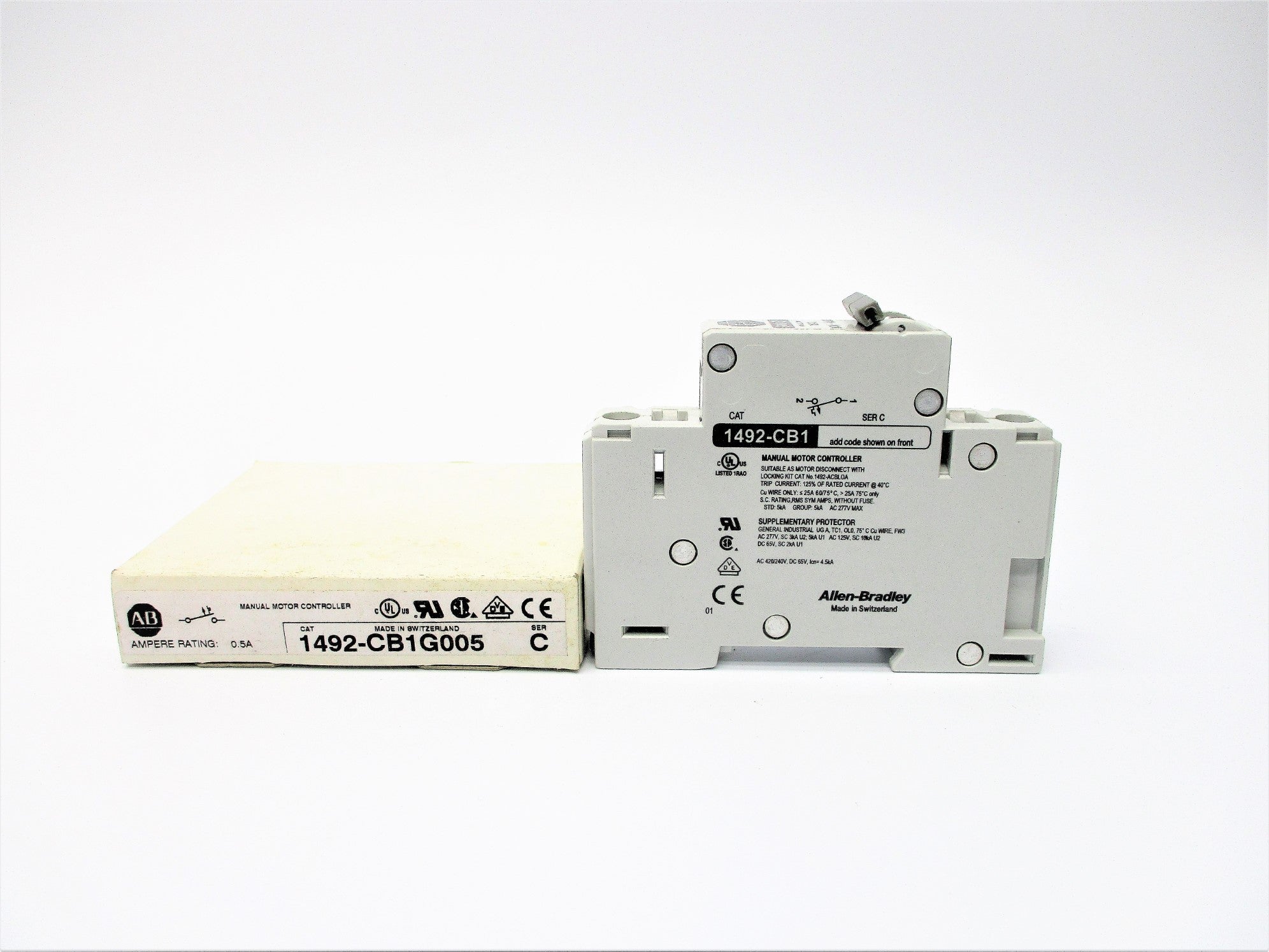 ALLEN BRADLEY 1492-CB1G005 SER. C 0.5A 277V NSMP